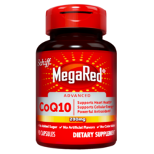 MegaRed脉拓 辅酶Q10软胶囊片90粒 高浓度 200mg 美国原装进口 呵护心脏