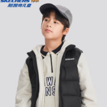 SKECHERS 斯凯奇 儿童轻薄三防羽绒马甲