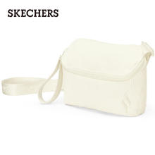 SKECHERS 斯凯奇 新款刺绣休闲单肩斜挎包L324U130 云端白/00BU