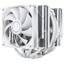 Thermalright(利民)   FS140 WHITE V3霜灵 AGHP热管 8MMX4双塔风冷散热器 幻白色回流焊 S-FDB轴承支持1700