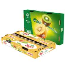 京东百亿补贴、plus会员立减:佳沛（zespri）新西兰阳光金奇异果33粒原箱单果重约103-124g水果猕猴桃礼盒