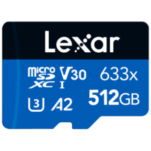 雷克沙（Lexar）TF（MicroSD）存储卡 switch手机内存卡 C10 U3 V30 4K 512G TF卡 A2性能 高速存储