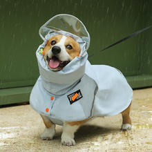 Hoopet 华元宠具 柯基雨衣防水柴犬小型犬衣服宠物专用法斗小狗肚兜冲锋衣狗狗雨披