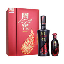 泸州老窖 浓香型白酒 国窖1573 52度 500ml+100ml君雅礼盒