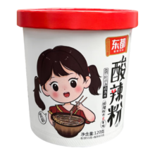 东都  酸辣粉   宽粉  红薯粉丝方120g*6桶*9gl件