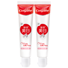 高露洁（Colgate）活性酵素美白牙膏 2支 沁爽白桃味 清新去口气