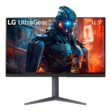 PLUS会员：LG 31.5英寸 AH-IPS 2K 180Hz原生 1ms HDR400 10.7亿色  FreeSync  G-Sync 游戏电竞显示器32GS75Q