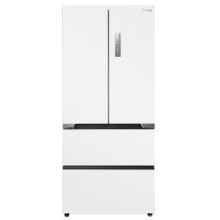 再降价、PLUS会员：Midea 美的 M60云朵系列 536L法式四开门电冰箱 MR-536WUFPZE 大白豚