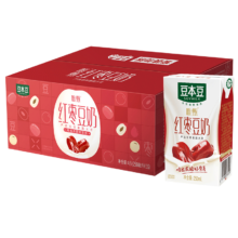 Plus会员、概率券：豆本豆 唯甄红枣豆奶 植物奶蛋白质饮料营养早餐奶 250ml*16盒整箱礼盒装