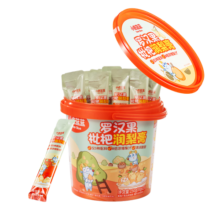 小鹿蓝蓝 宝宝零食罗汉果枇杷砀山梨儿童润梨膏250g 儿童润梨膏25支