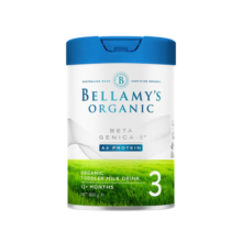 贝拉米(Bellamy's)【入会享底价】有机婴儿配方奶粉白金版含有机A2蛋白 3段 800g 1罐 25年6月左右