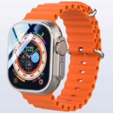 再补货：天禾元创 华强北智能手表顶配版 iWatch 【橙色】H13Ultra 锌合金真空镀