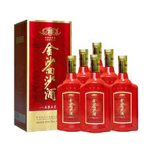 JINSHA 金沙 回沙酒感恩五星 酱香型白酒53度 500mL 6瓶 整箱装