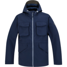 Timberland添柏岚夹克男秋冬新款户外徒步登山服防风保暖工装连帽外套A2EJW A2EJW001/黑色 XL/185