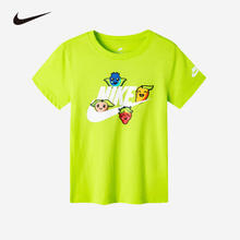 NIKE 耐克 童装男女童舒适短袖T恤夏季儿童上衣 J662嫩芽绿 110(4)