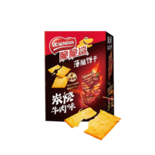 PLUS会员：Nestle 雀巢 脆脆鲨薄脆饼干 炭烧牛肉味80g*3件