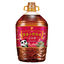 PLUS会员：鲤鱼蜀香 低芥酸非转基因 菜籽油 5L*3件