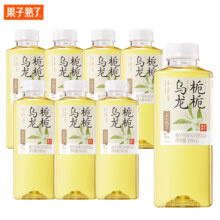 PLUS会员：果子熟了 金桂乌龙茶饮料 栀栀乌龙500ml*8瓶