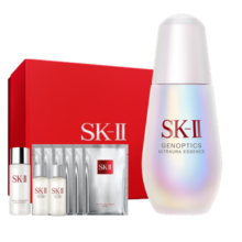 SK-II小灯泡美白精华液75ml化妆品全套sk2护肤品套装礼盒skii生日礼物