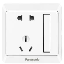 Panasonic 松下 雅悦系列 WMWA623-N 一开双控五孔插座 白色