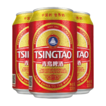 plus会员：青岛啤酒红金9度 330mL 9罐