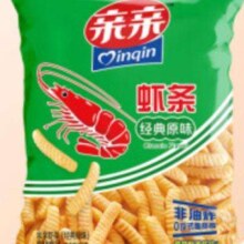 再补券：亲亲 虾条80g/包 多口味任选6件