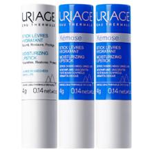 URIAGE 依泉 柔润护唇膏小白管 蓝管2支+白管1支