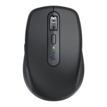 罗技（Logitech）大师系列MX Anywhere 3s 无线蓝牙双模鼠标 商务办公鼠标 FLOW跨屏多设备连接 笔记本台式MAC鼠标 MX Anywhere3s黑色
