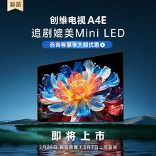SKYWORTH 创维 电视65A4E 65英寸媲美mini led 十大品牌电视机双分频音响3+64G智慧屏彩电液4K