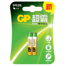 Plus:超霸（GP）9号碱性电池  2粒