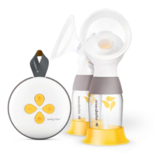 美德乐（Medela）吸奶器电动双边吸乳器防逆流舒适按摩 蓝牙小程序 丝韵翼·智能版