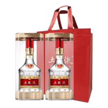 京东百亿补贴：五粮液 普五第八代 浓香型白酒 52度 500ml*2瓶 年份随机（含礼品袋）