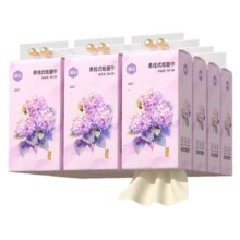 漫花家用悬挂式抽纸 四层230抽/提 4提装