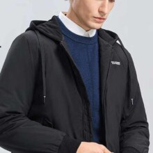 PLUS会员、百亿补贴：杉杉（SHANSHAN）棉服男 黑色 170