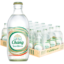 PLUS会员：泰象苏打水 泰国原装进口 Chang泰象牌苏打汽泡水 325ml*24瓶 整箱装*3件