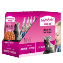 麦富迪 猫零食 猫咪湿粮肉粒包 金枪鱼味85g*12