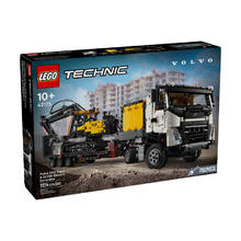 百亿补贴：LEGO 乐高 42175 机械组系列 卡车和挖掘机男孩女孩益智拼搭积木