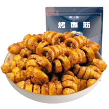 plus会员：周黑鸭 周小伴 面筋卷 孜然烧烤味零食 孜然辣条 真空小包装160g