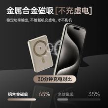 百亿补贴：MOVE SPEED 移速 典藏款磁吸无线充电宝 10000毫安轻薄苹果铝合金PD20W快充