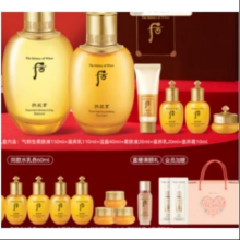Whoo 后 拱辰享气韵生润颜系列礼盒（赠 气韵生3件套44ml*3+水前精华15ml+秘贴精华1ml*2）*2件