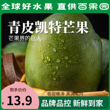 PAGODA 百果园店 凯特芒果净重3斤 单果200g+