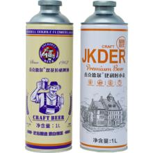 杰克德尔 双花拉格精酿啤酒 1000ml*1罐