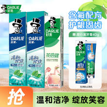 DARLIE 好来 原黑人牙膏 双效薄荷200g*2+白桃160g 加赠40g