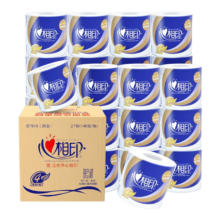plus会员、需首购:心相印 心柔卷纸 4层140克27卷＊3件
