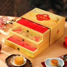 DXC 稻香村 月饼礼盒  蛋黄莲蓉上品福礼1100g