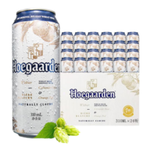 福佳白啤酒精酿啤酒比利时金奖馥郁果香高端小麦啤酒 310mL 24罐 整箱装