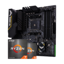 京东百亿补贴：AMD MD 锐龙CPU搭华硕B450/B550M 主板CPU套装 华硕 TUF B450M-PRO