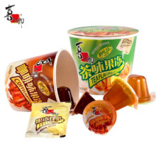 PLUS会员：喜之郎  沾粉果冻 茶味/咖啡味 117克*7件