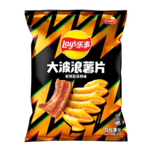 Plus会员：Lay's 乐事 大波浪薯片 碳烤五花肉味 135克*12件+凑单