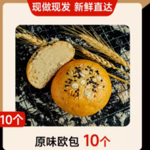 隆粤广和 整箱全麦欧包10个